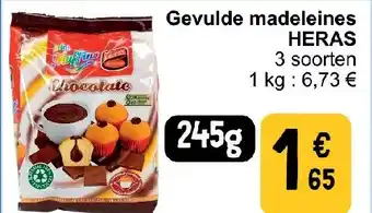 Cora Gevulde madeleines HERAS aanbieding