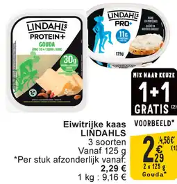 Cora Lindahls eiwitrijke kaas aanbieding