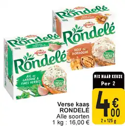 Cora Rondele verse kaas aanbieding