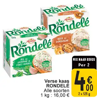 Cora Rondele verse kaas aanbieding