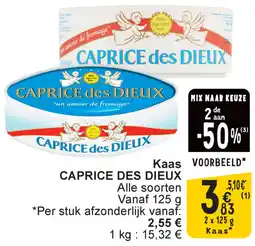 Cora Caprice des dieux kaas aanbieding