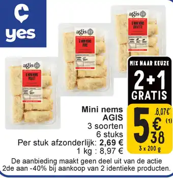 Cora Agis mini nems aanbieding