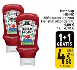 Cora Heinz ketchup aanbieding