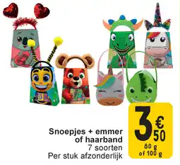 Cora Snoepjes + emmer of haarband aanbieding