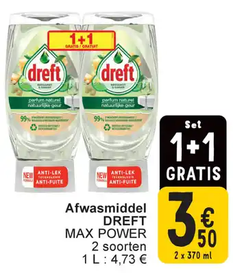 Cora Dreft max power afwasmiddel aanbieding