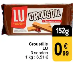 Cora Lu croustille aanbieding