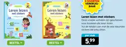 Boekenvoordeel Leren lezen met stickers aanbieding