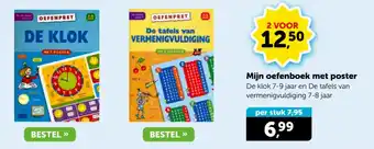 Boekenvoordeel Mijn oefenboek met poster aanbieding