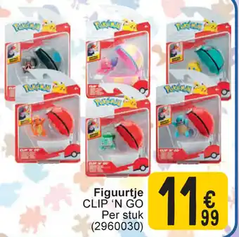 Cora Pokemon figuurtje clip 'n go aanbieding