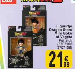 Cora Figuurtje Dragon Stars Mini Goku of Vegeta aanbieding