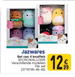 Cora Set van 4 knuffels aanbieding