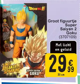 Cora Groot figuurtje Super Saiyan 2 Goku aanbieding