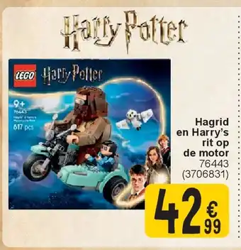 Cora Hagrid en Harry’s rit op de motor aanbieding