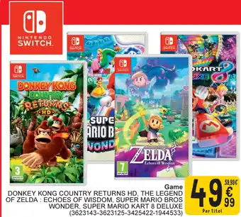 Cora Nintendo switch games aanbieding