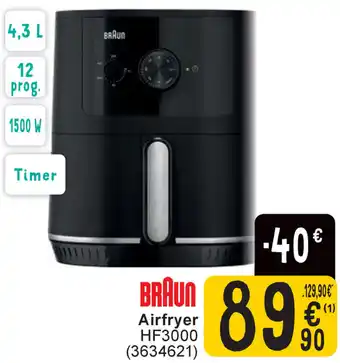 Cora Braun airfryer HF3000 aanbieding