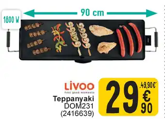 Cora Livoo teppanyaki DOM231 aanbieding