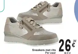 Cora Sneakers met rits aanbieding