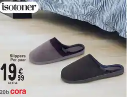 Cora Isotoner slippers aanbieding