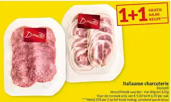 Intermarché DonZelli Italiaanse charcuterie aanbieding