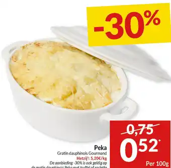 Intermarché Peka Gratin dauphinois Gourmand aanbieding