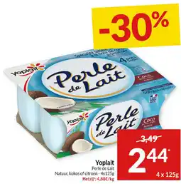 Intermarché Yoplait Perle de Lait aanbieding