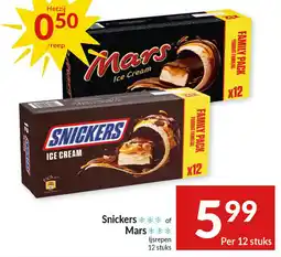 Intermarché Snickers of Mars aanbieding