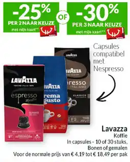 Intermarché Lavazza Koffie aanbieding