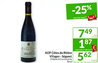 Intermarché AOP Côtes du Rhône Villages - Séguret aanbieding