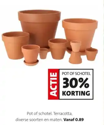 Intratuin Pot of schotel. Terracotta, aanbieding