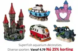 Intratuin SuperFish aquarium decoraties aanbieding