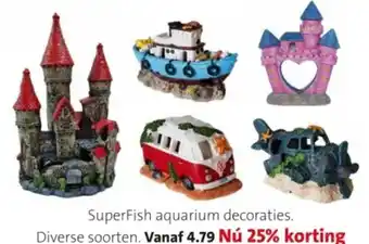 Intratuin SuperFish aquarium decoraties aanbieding