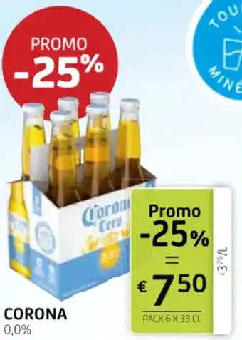 BelBev Corona 0,0% aanbieding