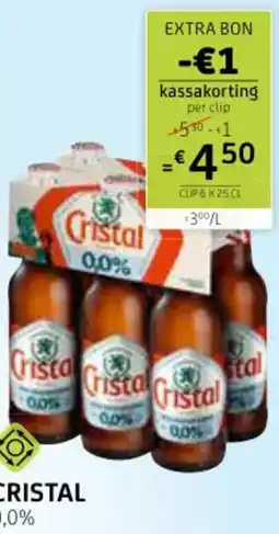 BelBev Cristal 0,0% aanbieding