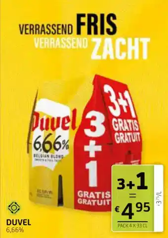 BelBev Duvel 6,66% aanbieding