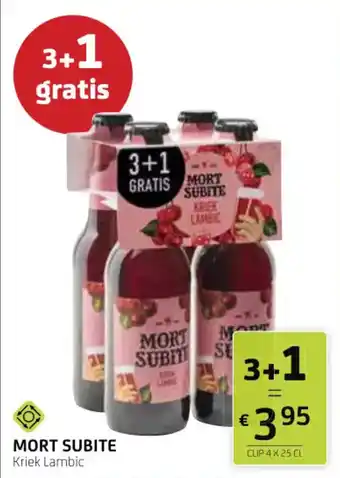 BelBev Mort subite kriek lambic aanbieding