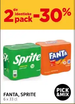 BelBev FANTA sprite aanbieding