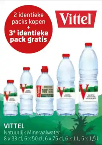 BelBev Vittel natuurlijk mineraalwater aanbieding