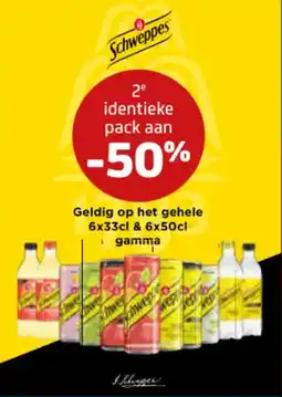 BelBev Schweppes aanbieding