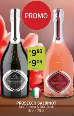 BelBev Prosecco balbinot aanbieding