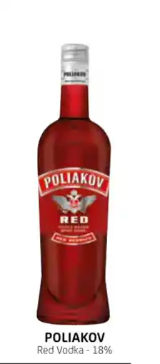 BelBev Poliakov red vodka 18% aanbieding