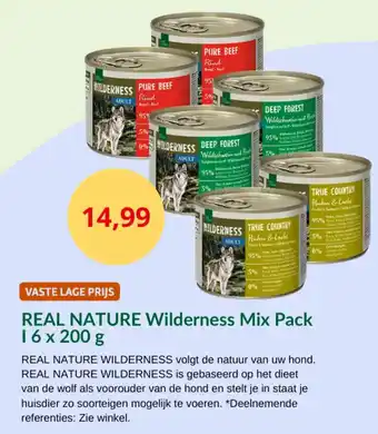 Maxi Zoo Real nature wilderness mix pack aanbieding