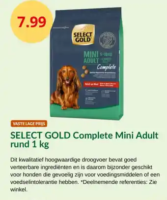 Maxi Zoo Select gold complete mini adult rund aanbieding