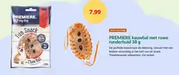 Maxi Zoo Premiere kauwbal met ruwe runderhuid aanbieding