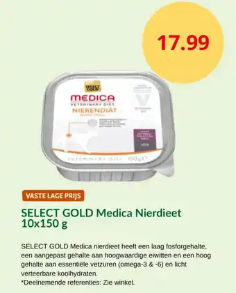 Maxi Zoo Select gold medica nierdieet aanbieding