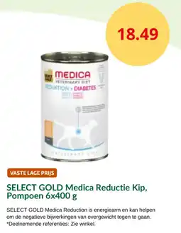 Maxi Zoo Select gold medica reductie kip pompoen aanbieding