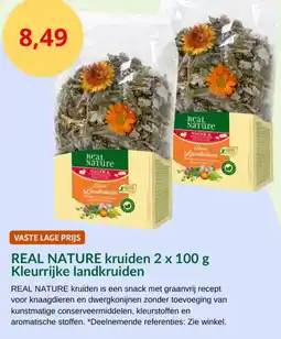 Maxi Zoo Real nature kruiden kleurrijke landkruiden aanbieding