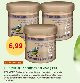 Maxi Zoo Premiere pindakaas  pur aanbieding