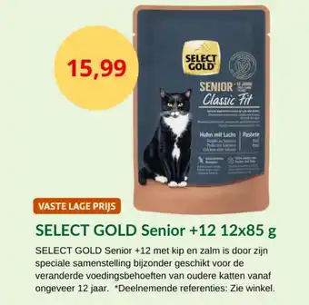 Maxi Zoo Select gold senior  +12 aanbieding