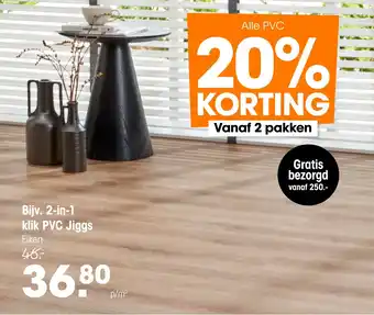 Kwantum 2-in-1 Klik PVC Jiggs aanbieding