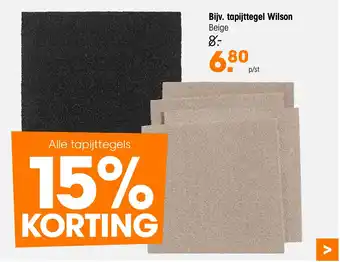 Kwantum Tapijttegel Wilson aanbieding